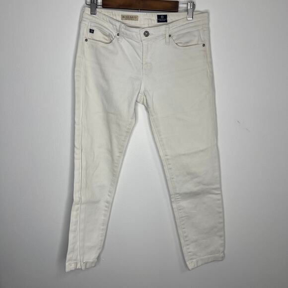 Adriano Goldschmied AG white jeans denim pants 28 like 8 Stilt Roll-up Cigarette - Picture 10 of 15